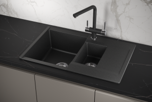 Мойка кухонная Granula 7808, ЧЁРНЫЙ