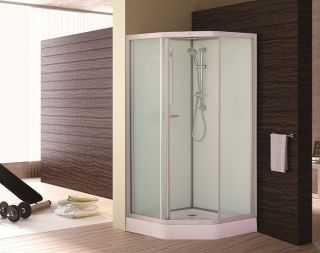 Душевая кабина ESBANO EST-100 PR профиль хром матовый стекло рифленое