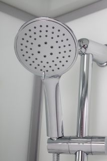 Душевая кабина ESBANO EST-110 CRB профиль хром матовый стекло рифленое