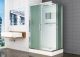 Душевая кабина ESBANO EST-129 CKRU профиль хром матовый стекло рифленое