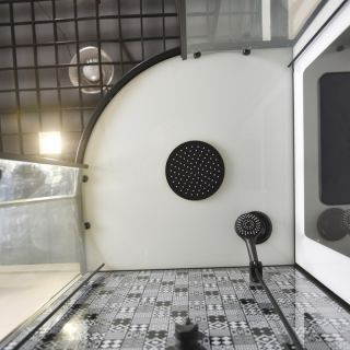 Душевая кабина ESBANO ESB-100 СR профиль черный матовый стекло прозрачное