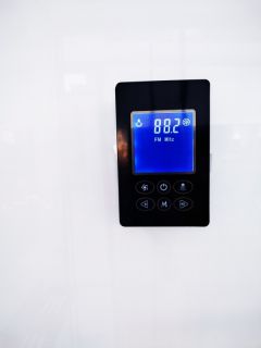 Душевая кабина ESBANO EST-FORA-90CKR профиль черный стекло прозрачное