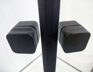 Душевая кабина ESBANO EST-FORA-90CR профиль черный стекло прозрачное