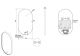 Зеркало ESBANO с подсветкой ES-3311FVD 50x90