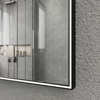 Зеркало ESBANO с подсветкой ES-3803 TDB 80x80