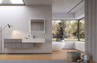 Зеркальный шкаф ESBANO с подсветкой ES-5509 90х80