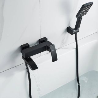 Смеситель для ванны Rose R1552H чёрный матовый Смеситель для ванны Rose R1552H чёрный матовый