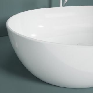 Раковина накладная ESBANO CORAL-N белый глянцевый