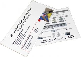 Душевой лоток ESBANO Meta решетка TILE длина 80 см матовый хром