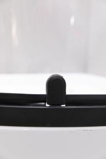 Душевой уголок ESBANO ESD-7015B профиль черный матовый стекло прозрачное