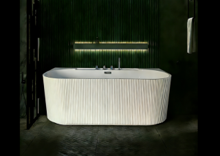 Акриловая ванна Esbano Aruba-SM 170*80 со смесителем белая