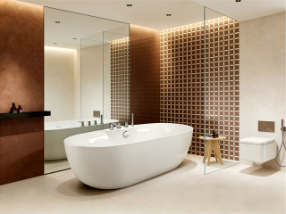 Акриловая ванна Esbano Roma-SM 170*80 со смесителем белая