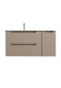 База под раковину BelBagno подвесная с двумя выкат. ящ. и одной распаш. дверцей, левосторонн., 1000x455x500, ETNA-1000-2C-1A-SO-CO-L бежевый матовый