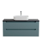 База под раковину BelBagno подвесная с двумя выкатными ящиками, с доводчиками,  1000x455x500, ETNA-1000-2C-SO-AO Голубой Матовый,