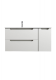 База под раковину BelBagno подвесная с двумя выкат. ящ. и одной распаш. дверцей, левосторонн., Bianco Opaco, 1200x455x500, ETNA-1200-2C-1A-SO-BO-L белый матовый
