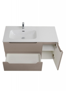 База под раковину BelBagno подвесная с двумя выкат. ящ. и одной распаш. дверцей, левосторонн.,1200x455x500, ETNA-1200-2C-1A-SO-CO-L бежевый матовый