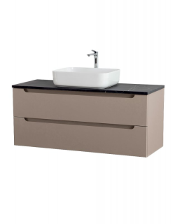 База под раковину BelBagno подвесная с двумя выкатными ящиками, с доводчиками, 1200x455x500, ETNA-1200-2C-SO-CO бежевый матовый