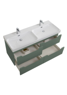 База под раковину BelBagno подвесная с четырьмя выкатными ящиками для раковины с двумя чашами, Еловый Матовый, 1200x455x500, ETNA-1200-4C-SO-2-VO  еловый матовый