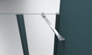 Душевая дверь BelBagno ETNA-B-12-60/60-C-Cr хром