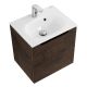База под раковину BelBagno подвесная с одной распашной дверцей, с одной полкой, левосторонняя, Rovere Moro, 496x392x500, ETNA-500-1A-SO-RW-P-L дуб темный