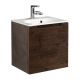 База под раковину BelBagno подвесная с одной распашной дверцей, с одной полкой, правосторонняя, Rovere Moro, 496x392x500, ETNA-500-1A-SO-RW-P-R дуб темный
