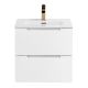 База под раковину BelBagno подвесная с двумя выкатными ящиками, с доводчиками, Bianco Opaco, 500x460x500, ETNA-500-2C-SO-BO белый матовый