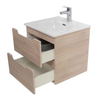 База под раковину BelBagno подвесная с двумя выкатными ящиками, с доводчиками, Rovere Grigio, 500x460x500, ETNA-500-2C-SO-RG дуб серый