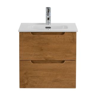 База под раковину BelBagno подвесная с двумя выкатными ящиками, с доводчиками, Rovere Nature, 500x460x500, ETNA-500-2C-SO-RN дуб натуральный