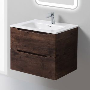 Тумба под раковину BelBagno подвесная 60x50см Rovere Moro ETNA-600-2C-SO-RW-P
