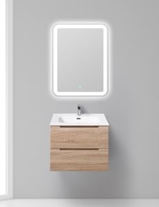 Тумба под раковину BelBagno подвесная 60x50см Rovere Bianco ETNA-600-2C-SO-WO-P