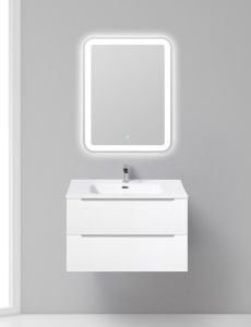 Тумба под раковину BelBagno подвесная 80x50см Rovere Bianco ETNA-800-2C-SO-BL-P