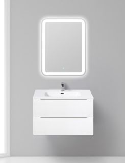 Тумба под раковину BelBagno подвесная 80x50см Rovere Bianco ETNA-800-2C-SO-BL-P