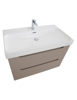 База под раковину BelBagno подвесная с двумя выкатными ящиками, с доводчиками, 800x455x500, ETNA-800-2C-SO-CO бежевый матовый