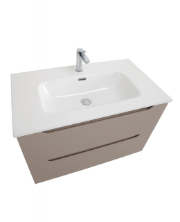 База под раковину BelBagno подвесная с двумя выкатными ящиками, с доводчиками, 800x455x500, ETNA-800-2C-SO-CO бежевый матовый