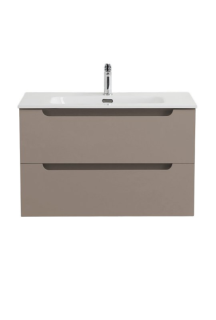 База под раковину BelBagno подвесная с двумя выкатными ящиками, с доводчиками, 800x455x500, ETNA-800-2C-SO-CO бежевый матовый