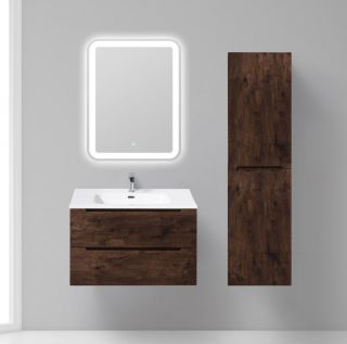 Шкаф BelBagno подвесной правосторонний 150x40см Rovere Moro ETNA-1500-2A-SC-RW-P-R