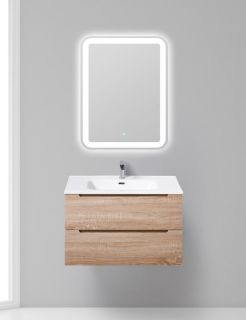 Тумба под раковину BelBagno подвесная 80x50см Rovere Bianco ETNA-800-2C-SO-WO-P