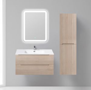 Тумба под раковину BelBagno подвесная 90x50см Rovere Grigio ETNA-900-2C-SO-RG-P