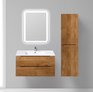 Тумба под раковину BelBagno подвесная 90x50см Rovere Nature ETNA-900-2C-SO-RN-P