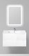 База под раковину BelBagno подвесная с двумя выкатными ящиками, с доводчиками, Bianco Lucido, 1000x455x600, ETNA-H60-1000-2C-SO-BL-P белый глянцевый