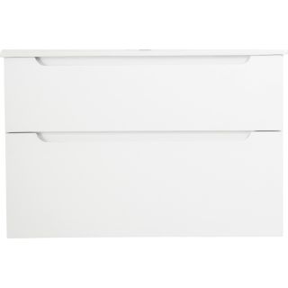 База под раковину BelBagno подвесная с двумя выкатными ящиками, с доводчиками, Bianco Lucido, 1200x455x600, ETNA-H60-1200-2C-SO-BL-P белый глянцевый