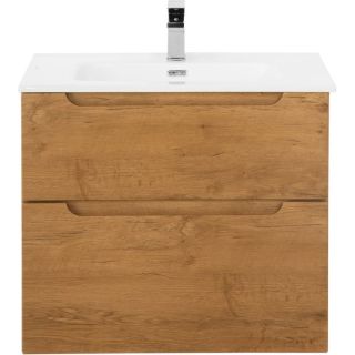 База под раковину BelBagno подвесная с двумя выкатными ящиками, с доводчиками, Rovere Nature, 800x455x600, ETNA-H60-800-2C-SO-RN-P дуб натуральный