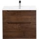 База под раковину BelBagno подвесная с двумя выкатными ящиками, с доводчиками, Rovere Moro, 800x455x600, ETNA-H60-800-2C-SO-RW-P дуб темный