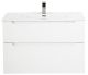 База под раковину BelBagno подвесная с двумя выкатными ящиками, с доводчиками, Bianco Lucido, 900x455x600, ETNA-H60-900-2C-SO-BL-P белый глянцевый