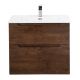 База под раковину BelBagno подвесная с двумя выкатными ящиками, с доводчиками, Rovere Moro, 900x455x600, ETNA-H60-900-2C-SO-RW-P дуб темный