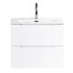 База под раковину BelBagno подвесная с двумя выкатными ящиками, с доводчиками, Bianco Lucido, 500x390x500, ETNA39-500/390-2C-SO-BL-P белый глянцевый