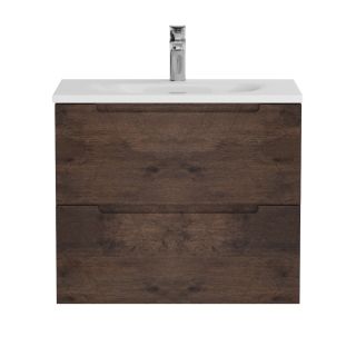 База под раковину BelBagno подвесная с двумя выкатными ящиками, с доводчиками, Rovere Moro, 500x390x500, ETNA39-500/390-2C-SO-RW-P дуб темный