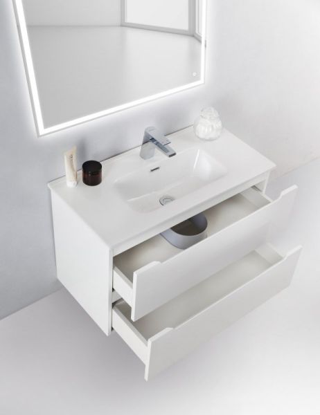 Тумба под раковину BelBagno подвесная 80x50см Bianco Lucido ETNA39-800/390-2C-SO-BL-P