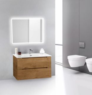 Тумба под раковину BelBagno подвесная 80x50см Rovere Nature ETNA39-800/390-2C-SO-RN-P