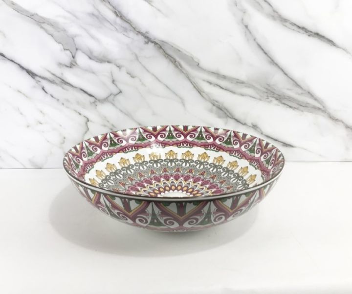 Раковина чаша Bronze de Luxe Nafisa 6008, разноцветная